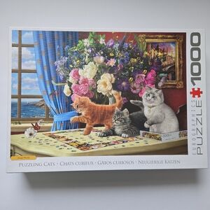 Eurographics "Puzzling Cats" 1000 Piece Puzzle